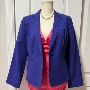 Excellent Condition Halogen Royal Blue Women's Blazer